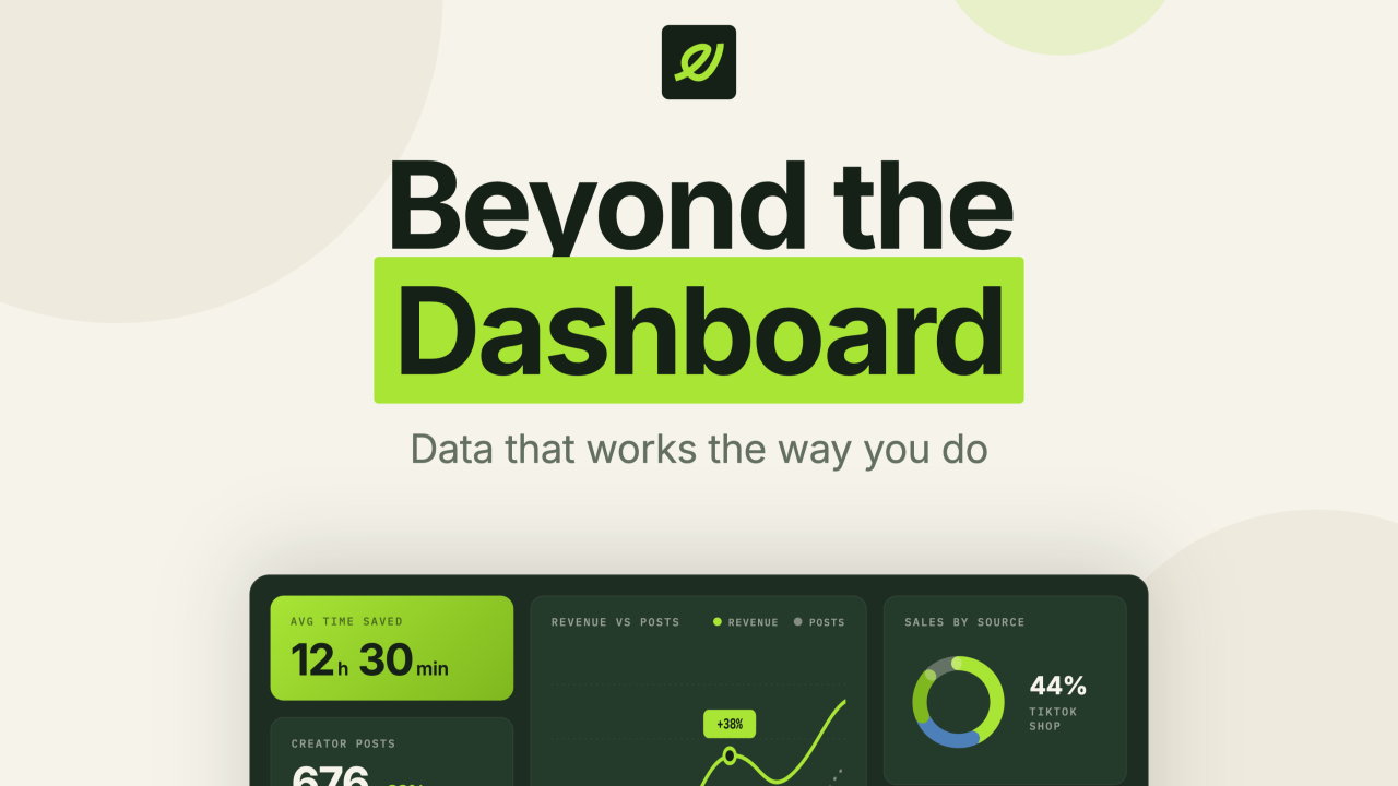 Beyond the Dashboard: Data That Works the Way You Do